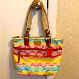 Coach Hampton Signature C Watercolor Scribble P